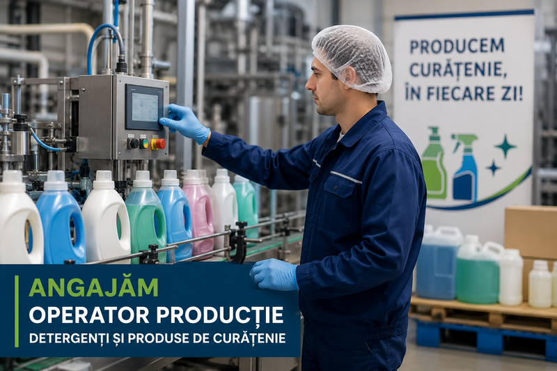 Operator productie detergenti si produse de curatenie